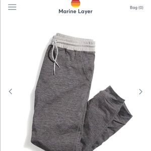 Marine Layer Men's Sport Jogger in Heather Grey - Small